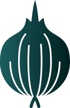 Red Onion Vector Icon Design