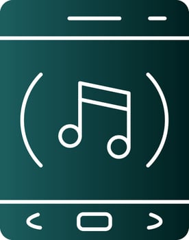 Music App  Vector Icon Design