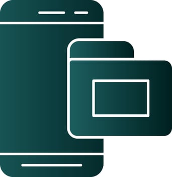 Mobile Folder  Vector Icon Design