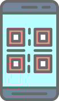 Qr Code  Vector Icon Design