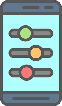 Sound Control  Vector Icon Design