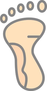 Foot  Vector Icon Design