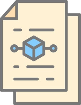 Blockchain  Vector Icon Design