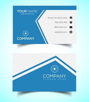 Creative and modern corporate business card template vector