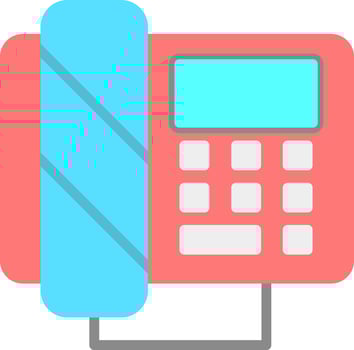 Telephone  Vector Icon Design