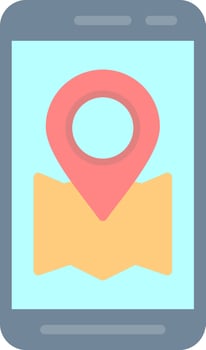 Location App  Vector Icon Design