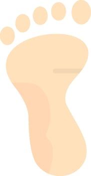 Foot  Vector Icon Design