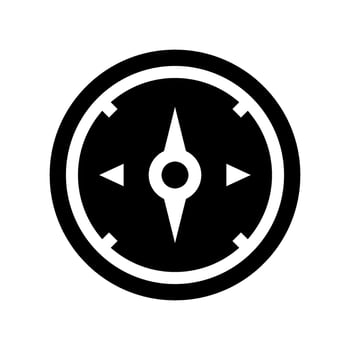 Compass Icon Vector Symbol Design Illustration