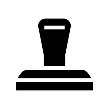 Rubber Stamp Icon Vector Symbol Design Illustration