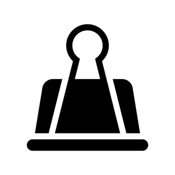 Clip Icon Vector Symbol Design Illustration