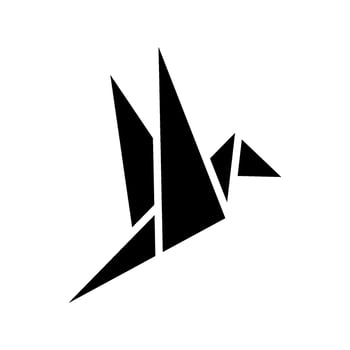 Origami Icon Vector Symbol Design Illustration