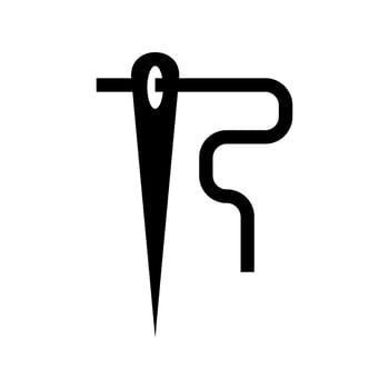 Needle Icon Vector Symbol Design Illustration