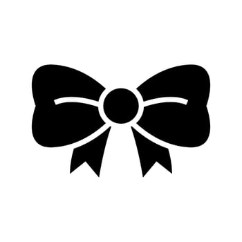 Ribbon Icon Vector Symbol Design Illustration