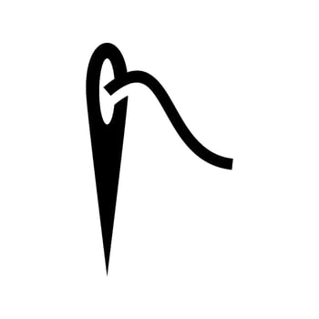 Needle Icon Vector Symbol Design Illustration