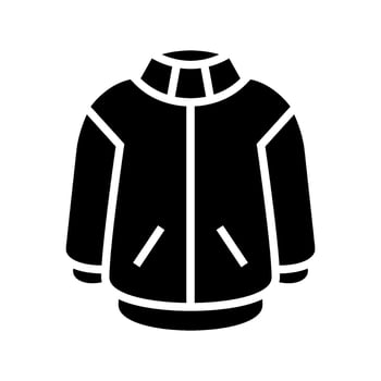 Jacket Icon Vector Symbol Design Illustration