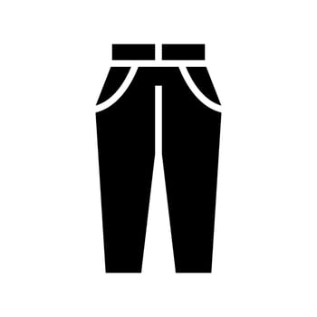Pants Icon Vector Symbol Design Illustration