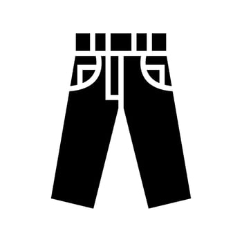 Pants Icon Vector Symbol Design Illustration