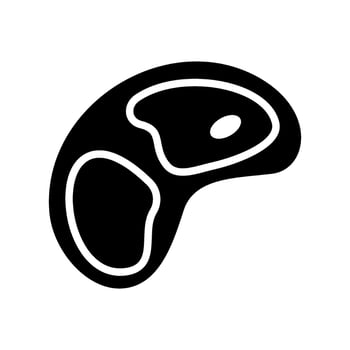 Meat Icon Vector Symbol Design Illustration