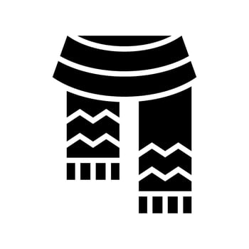 Shawl Icon Vector Symbol Design Illustration
