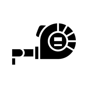 Measure Icon Vector Symbol Design Illustration