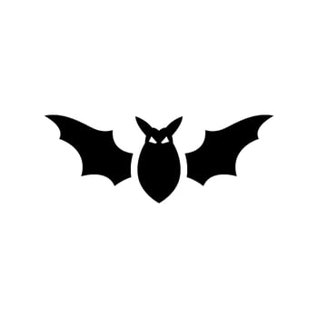 Bat Icon Vector Symbol Design Illustration