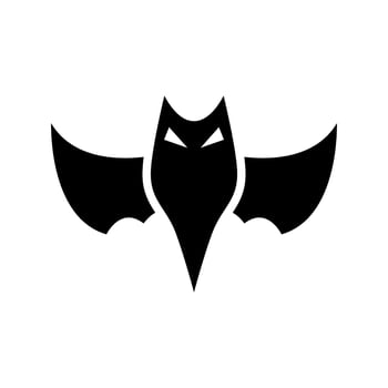 Bat Icon Vector Symbol Design Illustration