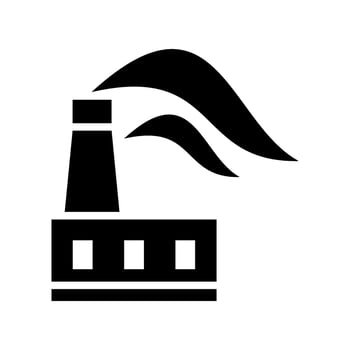 Manufacturing Icon Vector Symbol Design Illustration
