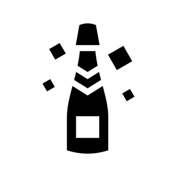 Champagne Icon Vector Symbol Design Illustration