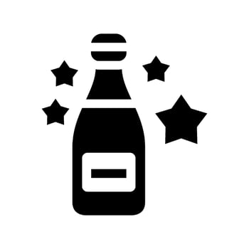 Champagne Icon Vector Symbol Design Illustration