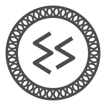 Runic alphabets icon with traditional pattern circle. Runes symbol graphic. Ancient norse. png