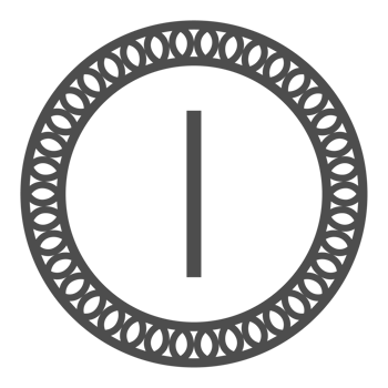 Runic alphabets icon with traditional pattern circle. Runes symbol graphic. Ancient norse. png