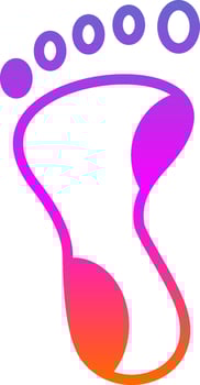 Foot  Vector Icon Design