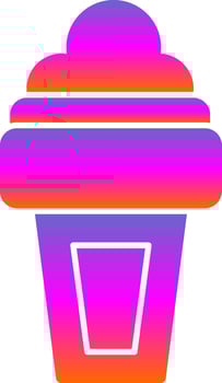 Ice Cream  Vector Icon Design