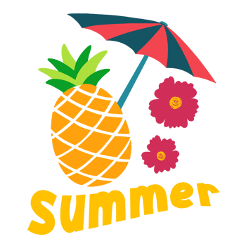 summer art illustration png