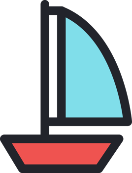 sailboat flat icon. png