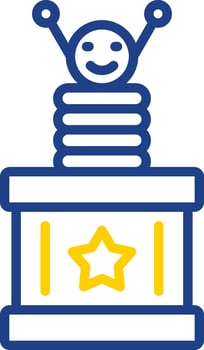 Surprise Box  Vector Icon Design