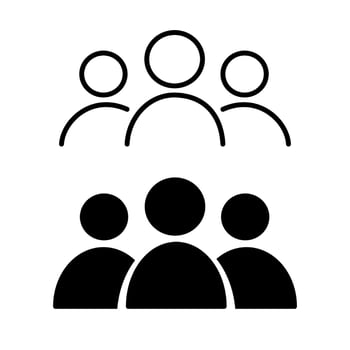 people icon group of people vector illustration