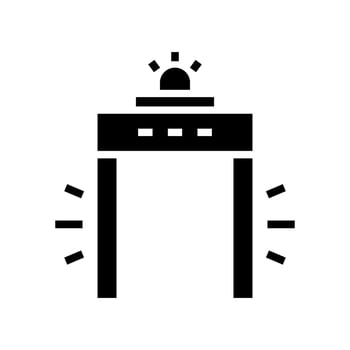 Metal Detector Icon Vector Symbol Design Illustration