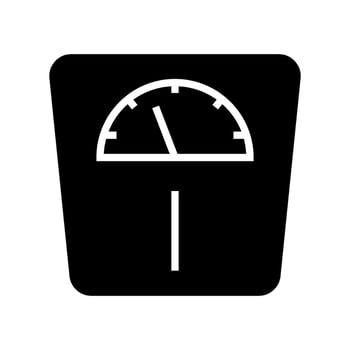 Weight Icon Vector Symbol Design Illustration