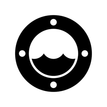 Ship Window Icon Vector Symbol Design Illustration