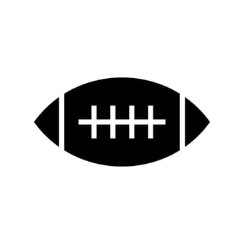 Rugby Icon Vector Symbol Design Illustration