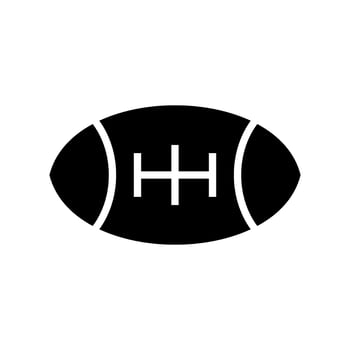 Rugby Icon Vector Symbol Design Illustration