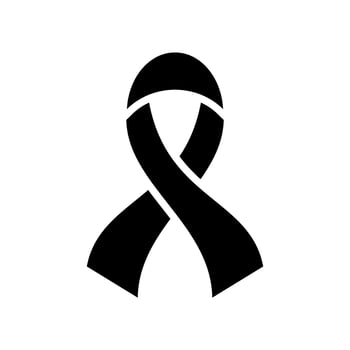 Ribbon Icon Vector Symbol Design Illustration
