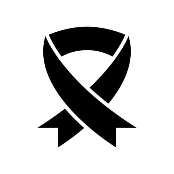 Ribbon Icon Vector Symbol Design Illustration