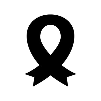 Ribbon Icon Vector Symbol Design Illustration