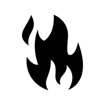 Fire Icon Vector Symbol Design Illustration