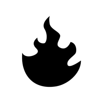 Fire Icon Vector Symbol Design Illustration