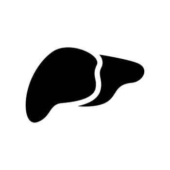 Liver Icon Vector Symbol Design Illustration