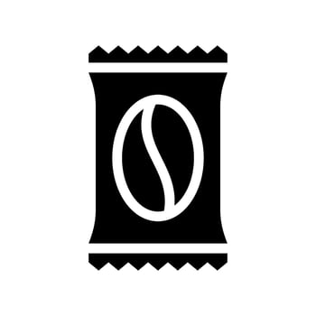 Coffee Sachet Icon Vector Symbol Design Illustration
