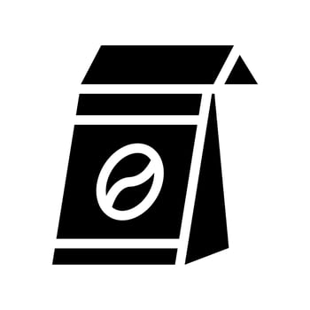 Coffee Pouch Icon Vector Symbol Design Illustration